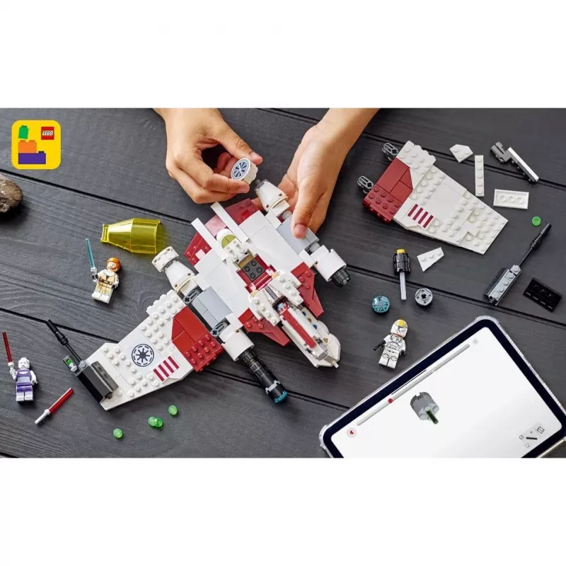 LEGO Star Wars V-19 Torrent Fighter 75432 Bauset — 567 Teile, 3 Minifiguren, Ausstellungs- und Spielmodell