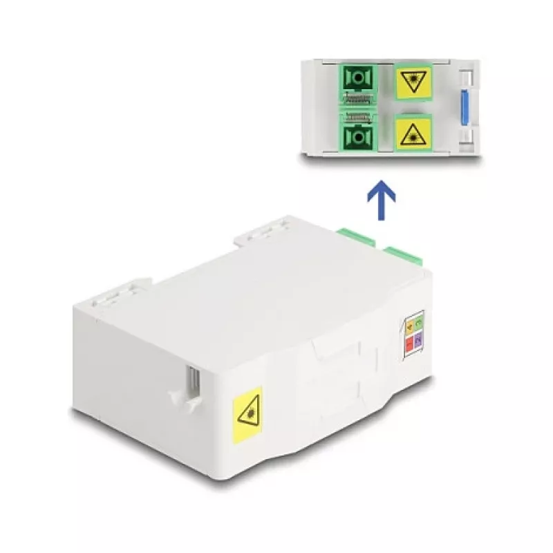 Glasfaser-Anschlussbox DeLOCK 88097 SC Simplex Weiß