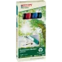 Permanentmarker Edding EcoLine 21 Schwarz Blau Grün Rot 4 Stück