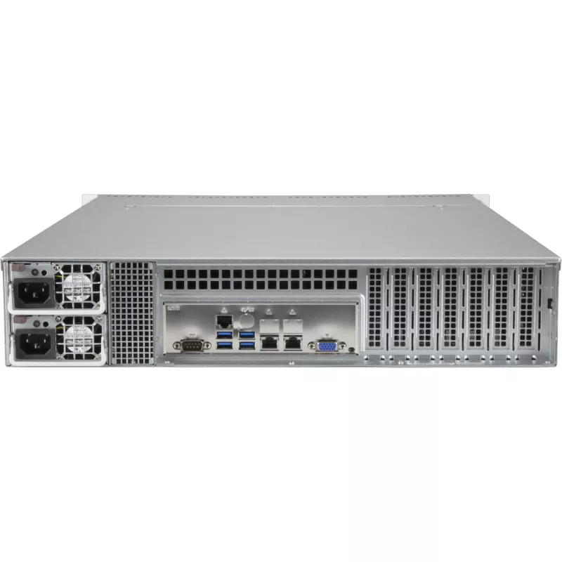 Supermicro SC825 BTQC-R1K23LPB - Rack-Montage - 2U - verbessertes, erweitertes ATX - SATA/SAS - Hot-Swap 1200 Watt - Schwarz