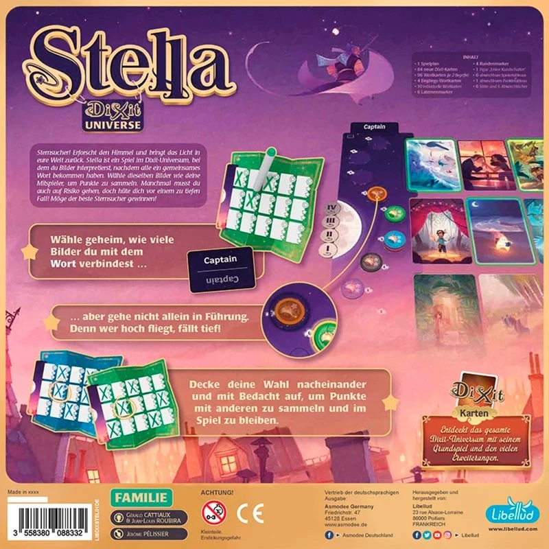 Stella Dixit Universum Familienspiel
