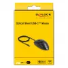 Maus DeLOCK 12114 USB Typ-C Optisch Beidhändig