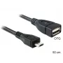USB-Kabel DeLOCK 50cm Micro-USB B USB 2.0 A 83183