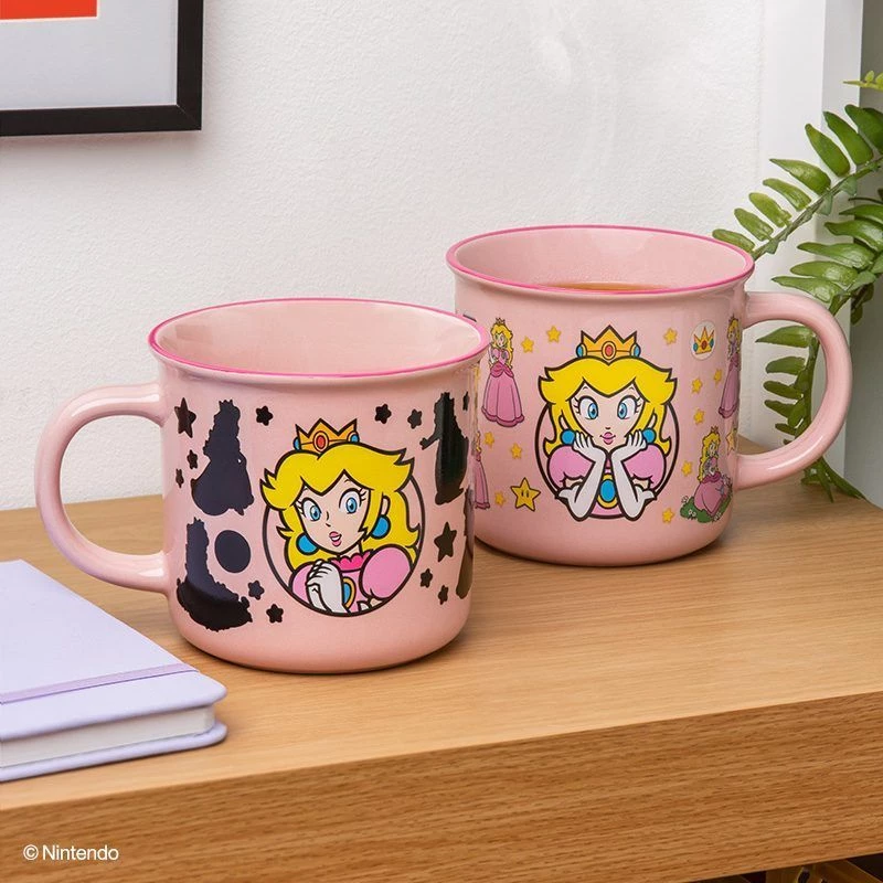 Keramik-Farbwechselbecher Paladone Super Mario Princess Peach — 300 ml