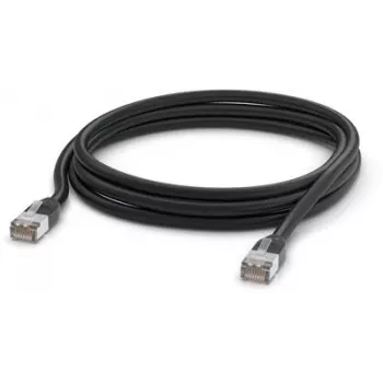 Netzwerkkabel Ubiquiti UACC-CABLE-PATCH-OUTDOOR-3M-BK RJ-45 Cat5e 3m Schwarz