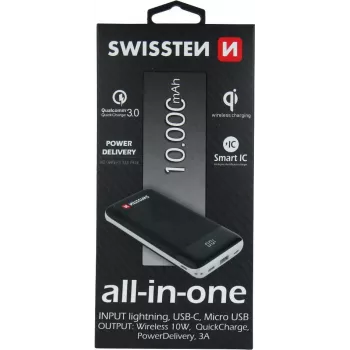 Powerbank Swissten SV0153263010 10000 mAh