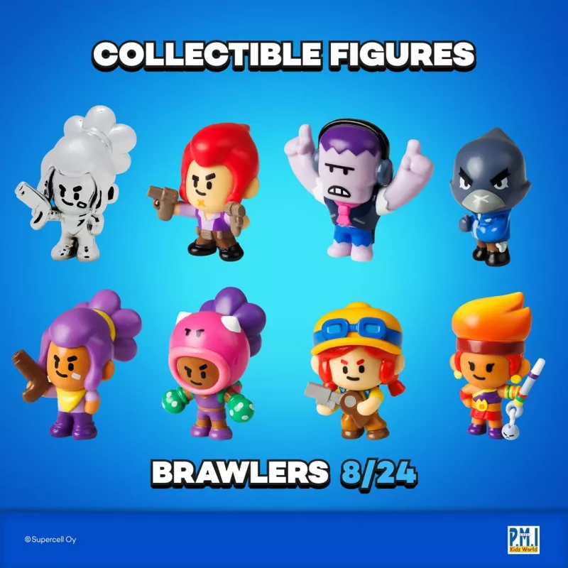 BRAWL STARS S1 FIGUREN – 8er-PACK DELUXE BOX VER.C