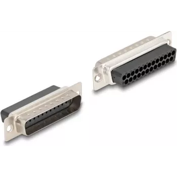 DeLOCK D-Sub 15 Pin Buchse auf RJ45 Buchse Montagesatz weiß VGA RJ-45