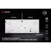 SAVIO PHENIX WHITE Kabellose Mechanische Tastatur, Gateron Red Pro, ABS