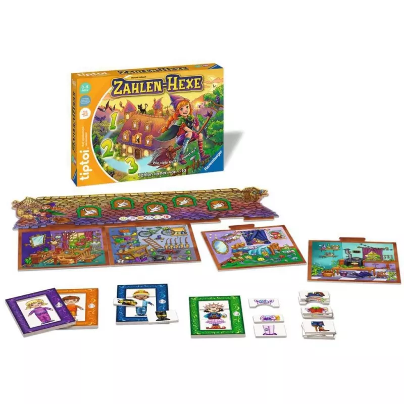 tiptoi Zahlen-Hexe, Brettspiel