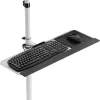 Maclean professioneller Laptop-Ständerwagen, mobiler Computer-Arbeitsplatz auf Rollen, max. 17-32 Zoll, max. 20 kg, MC-793
