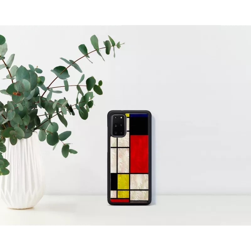 Schutzhülle iKins für Samsung Galaxy S20+ – schwarzes bedrucktes Design