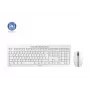 CHERRY Stream Desktop Tastatur Maus enthalten Büro RF Wireless QWERTZ Deutsch Weiß