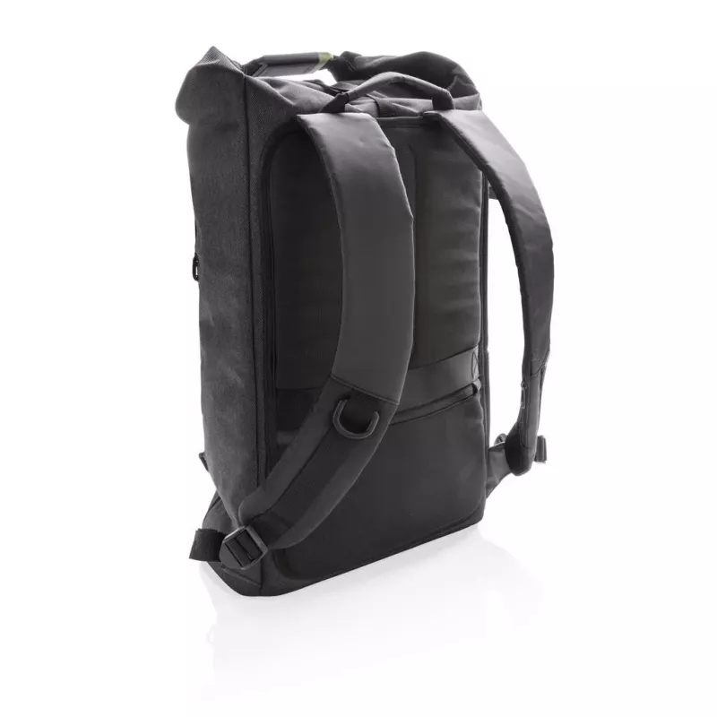 Rucksack XDDESIGN Urban Lite Schwarz — 21 L (erweiterbar auf 27 L), 15,6-Zoll-Laptopfach, wasserabweisend, Trolley-Gurt