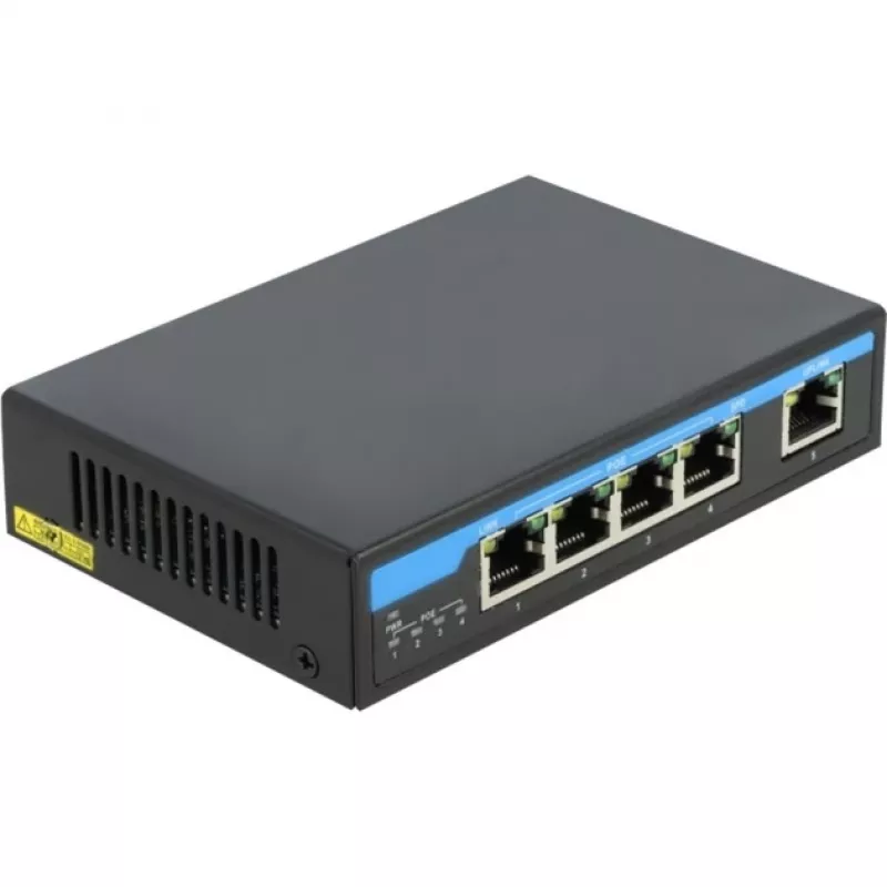 Netzwerk-Switch DeLOCK 87764 Gigabit Ethernet PoE Schwarz