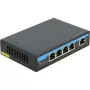 Netzwerk-Switch DeLOCK 87764 Gigabit Ethernet PoE Schwarz
