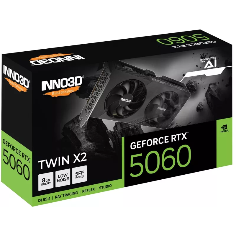 INNO3D GeForce RTX 5060 Twin X2 8GB GDDR7 Grafikkarte