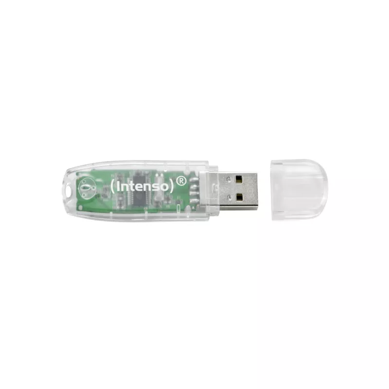 MEMORY DRIVE FLASH USB2 32GB/TRANSPARENT 3502480 INTENSO