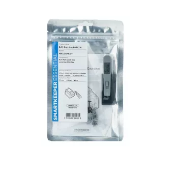 Port-Blocker Smartkeeper MNL04PKGY RJ-11 Grau Kunststoff