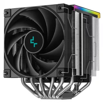 CPU-Luftkühler DeepCool AK620 Digital SE, Dual-Tower, 6x Ø6mm Heatpipes, 2x 120mm PWM-Lüfter, RGB, Höhe 161 mm