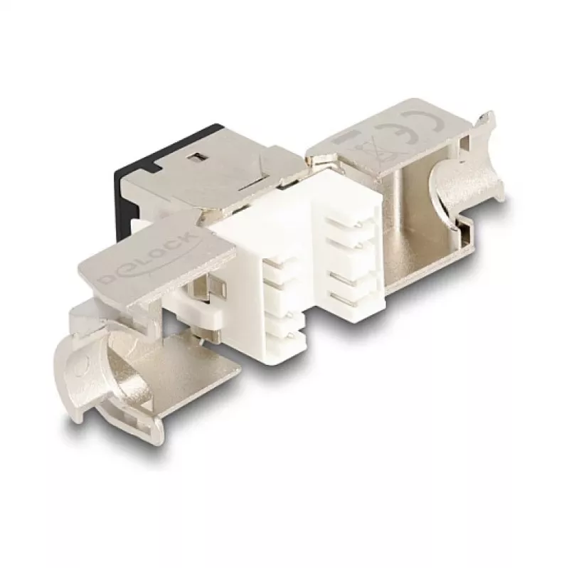 DeLOCK 88118 Keystone-Modul flach Schwarz RJ-45 10 Stück