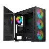 SAVIO PC-Gehäuse Raptor X1 ARGB Glas/Mesh Schwarz