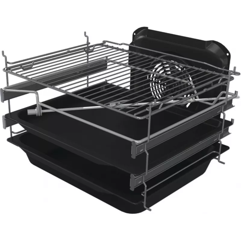 Gorenje GKS5C71XF freistehender Herd mit Backofen Silber