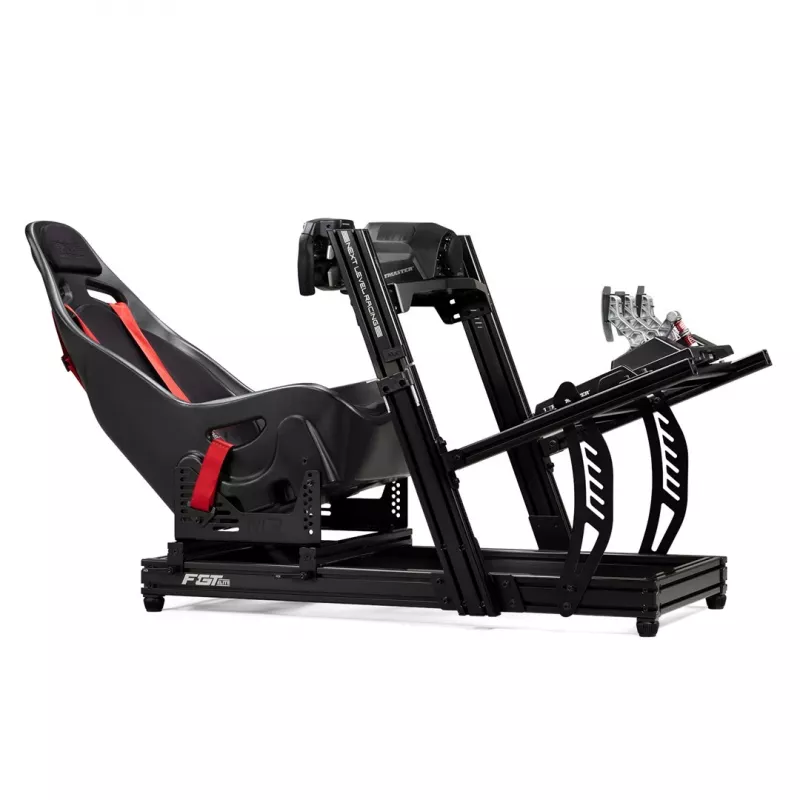 Racing Cockpit Next Level Racing F-GT Elite Lite Wheelplate Edition verstellbare Höhe kompatibel mit Formel- und GT-Setups