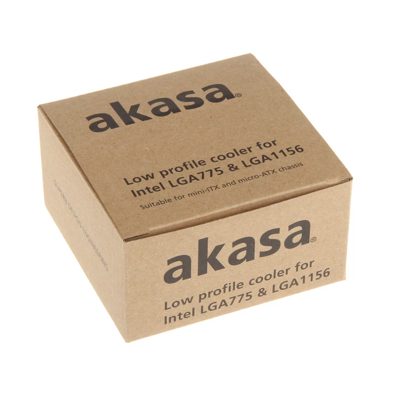 Cooler Akasa AK-CC7122BP01 Prozessorkühlsystem 7,5 cm Aluminium Blau