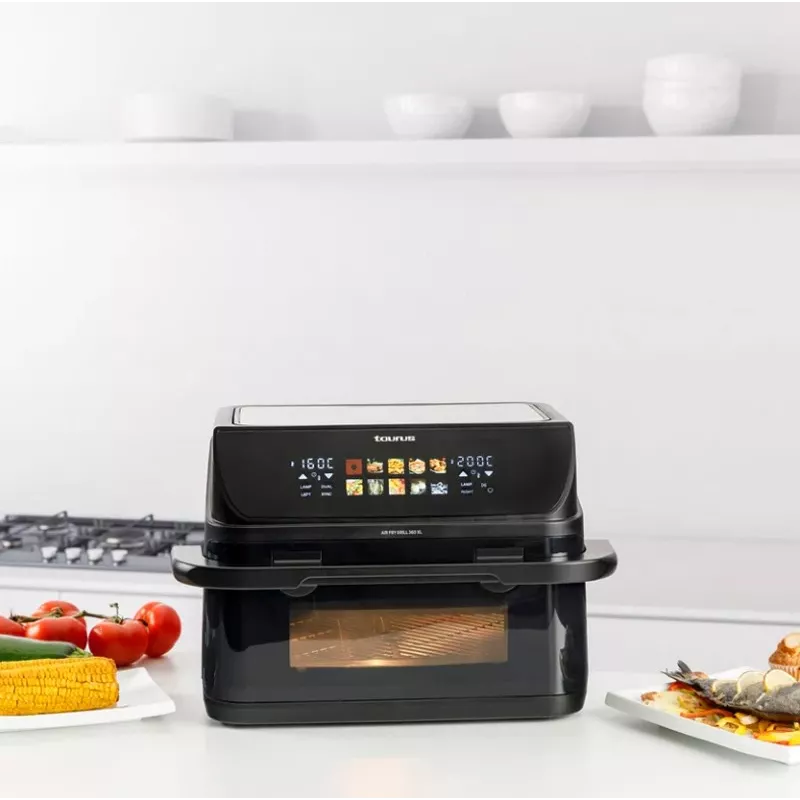 Fettfreier Fritteuse mit langem Korb und Grill Taurus 973004000