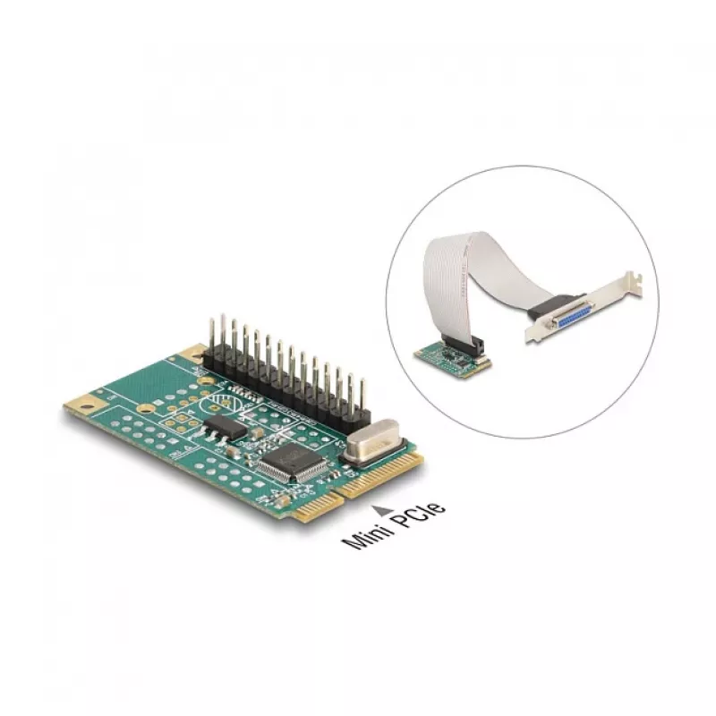 Interner Paralleladapter DeLOCK 95275 Mini PCI Express Grün