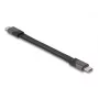 DeLOCK USB-Kabel 40 Gbps Typ-C auf Typ-C 15 cm PD 3.0 100 W
