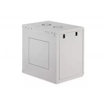 Wandmontage-Schrank DIGITUS Dynamic-N 12U, 19 Zoll, 600x450 mm (BxT), IP20, Schlüsselschloss, unmontiert
