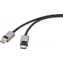 SpeaKa Professional DisplayPort DisplayPort Verbindungskabel [1x DisplayPort Stecker – 1x DisplayPort Stecker] 3,00 m Schwarz (SP-9510452)
