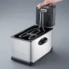 Fritteuse Severin FR 2431 Single 3 L 2000 W Edelstahl