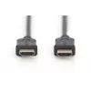 Assmann HDMI High Speed Verbindungskabel, Typ A M/M, 5,0 m, mit Ethernet, ehemals HDMI 1.4, UL, schwarz, gold (AK-330114-050-S)