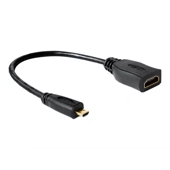 HDMI Kabel DeLOCK 65391 0,23m Typ A auf Typ D Schwarz