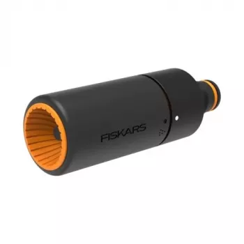 Fiskars 1027088 Schlauchdüse mit stufenloser Sprühverstellung, Schwarz/Orange