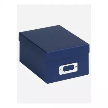 Aufbewahrungsbox Walther FB-115-L Rechteckig Papier Blau