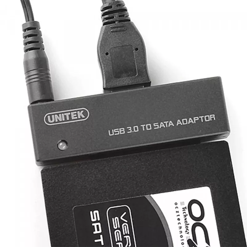 Schnittstellenkarte Unitek Y-1039, USB-Kabel im Lieferumfang, 5 Gbit/s, schwarz, Plug-and-Play