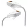 Netzwerkkabel Ubiquiti UACC-Cable-Patch-EL-C6A-12M-W RJ-45 Cat6a 12m Transparent Weiß