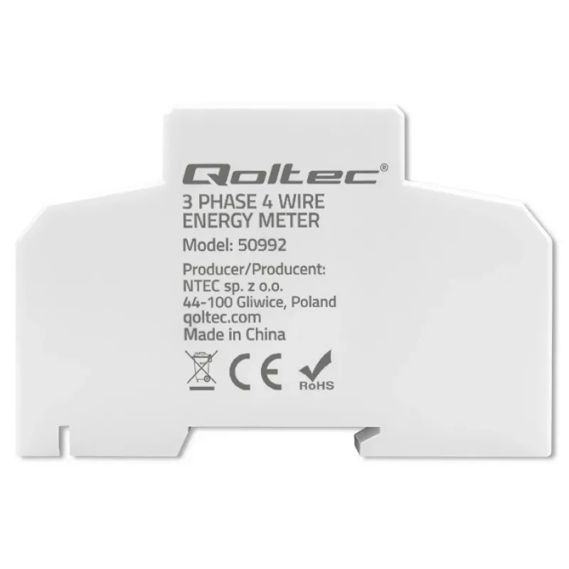 Dreiphasiger elektronischer Zähler QOLTEC 50992 400V 100A