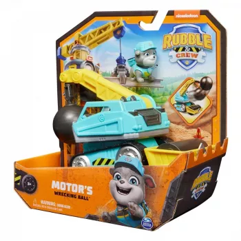 Wrecking Ball Truck Rubble & Crew Motor 3+ Jahre Kunststoff Schwarz Blau Gelb