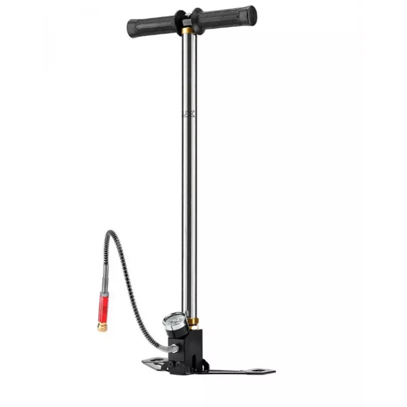 Umarex PCP Handluftpumpe mit Luftentfeuchter und klappbarem Standfuß