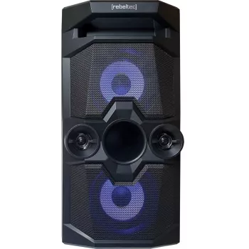 Rebeltec SoundBox 480 Tragbarer Bluetooth-Stereo-Lautsprecher Schwarz, 50W RMS