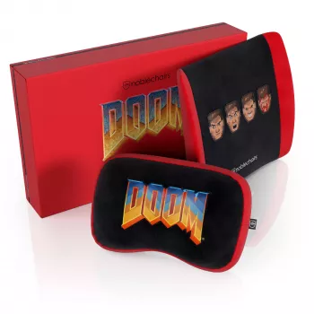 Memory Foam Kissen-Set noblechairs DOOM Retro Edition — ergonomische Kissen für Gaming- und Bürostühle