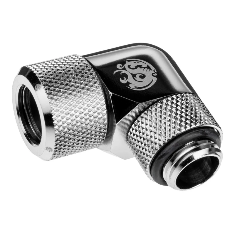 Schlauch für Computer-Flüssigkeitskühlsystem BitsPower BP-E90RMLA12 — Messing, 12 mm Durchmesser, Silber