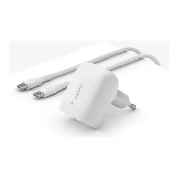 Belkin WCA006VF1MWH-B6 Ladegerät für Mobilgeräte Smartphone Weiß AC Schnellladung Indoor