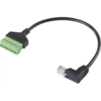 Renkforce RJ45-Netzwerkadapterkabel [1x RJ45-Stecker 8p8c – 1x Klemmanschluss] 30 cm (RF-6443974)