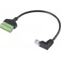 Renkforce RJ45-Netzwerkadapterkabel [1x RJ45-Stecker 8p8c – 1x Klemmanschluss] 30 cm (RF-6443974)